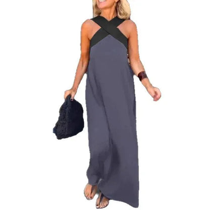 Cross Strap Dress - London Look