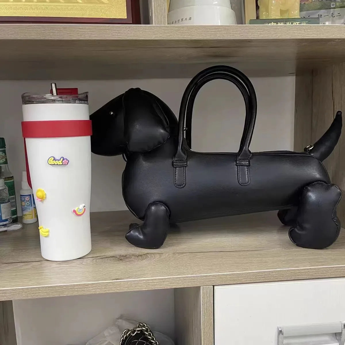 Cute Lovely Black Dog Handbag Luxury Famous Bolsas Y2K Handbags For Women - London Look