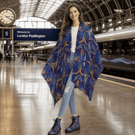 Multicolored Poncho Yoycol
