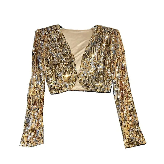 Sequin Small Jacket - London Look