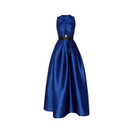 Satin Back Pleated Dress eprolo