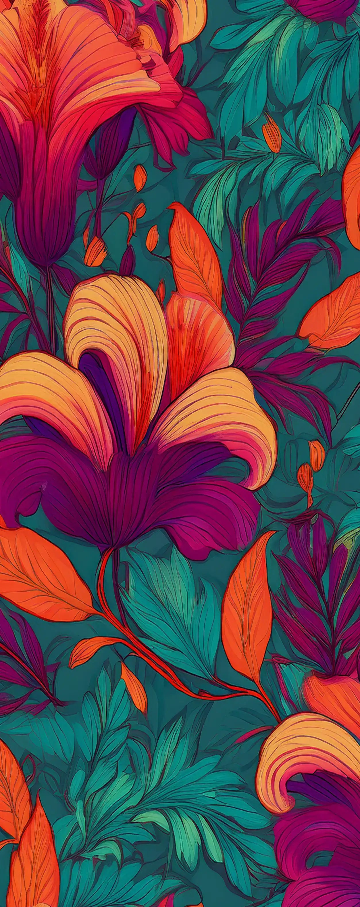 Floral Rectangle Scarf | 170X45cm Yoycol