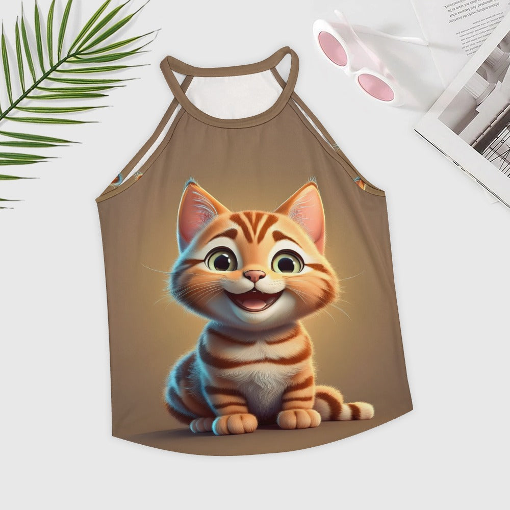 Crew Neck Vest Inkedjoy