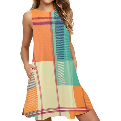 Sleeveless Pocket Dress