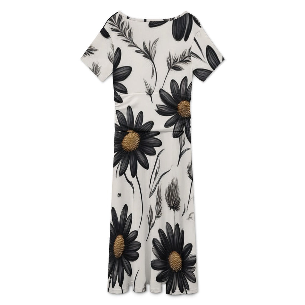 Short sleeved dress Inkedjoy