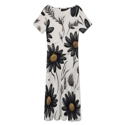Short sleeved dress Inkedjoy