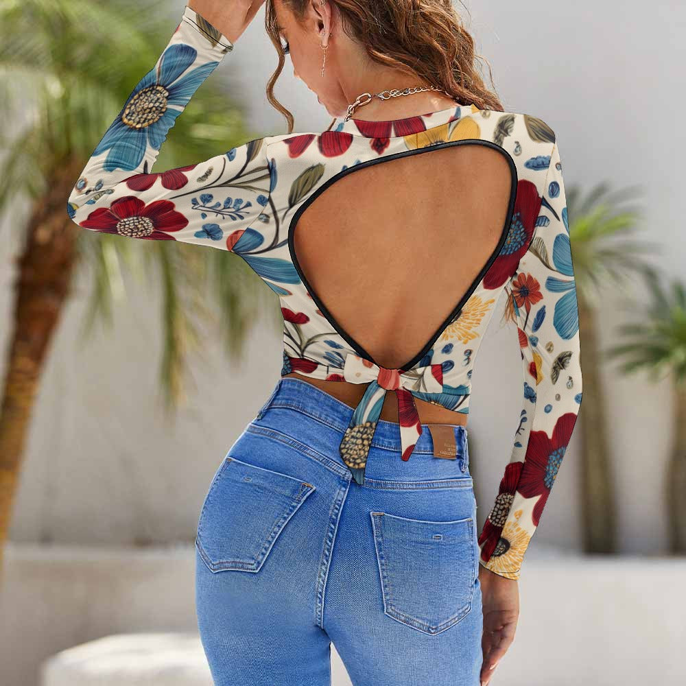 Backless T-shirt