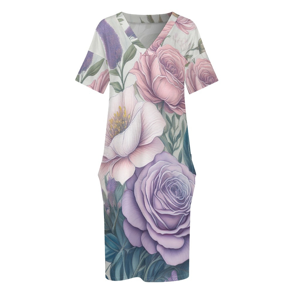 Loose pocket dress Inkedjoy
