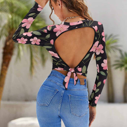 Backless T-shirt Inkedjoy