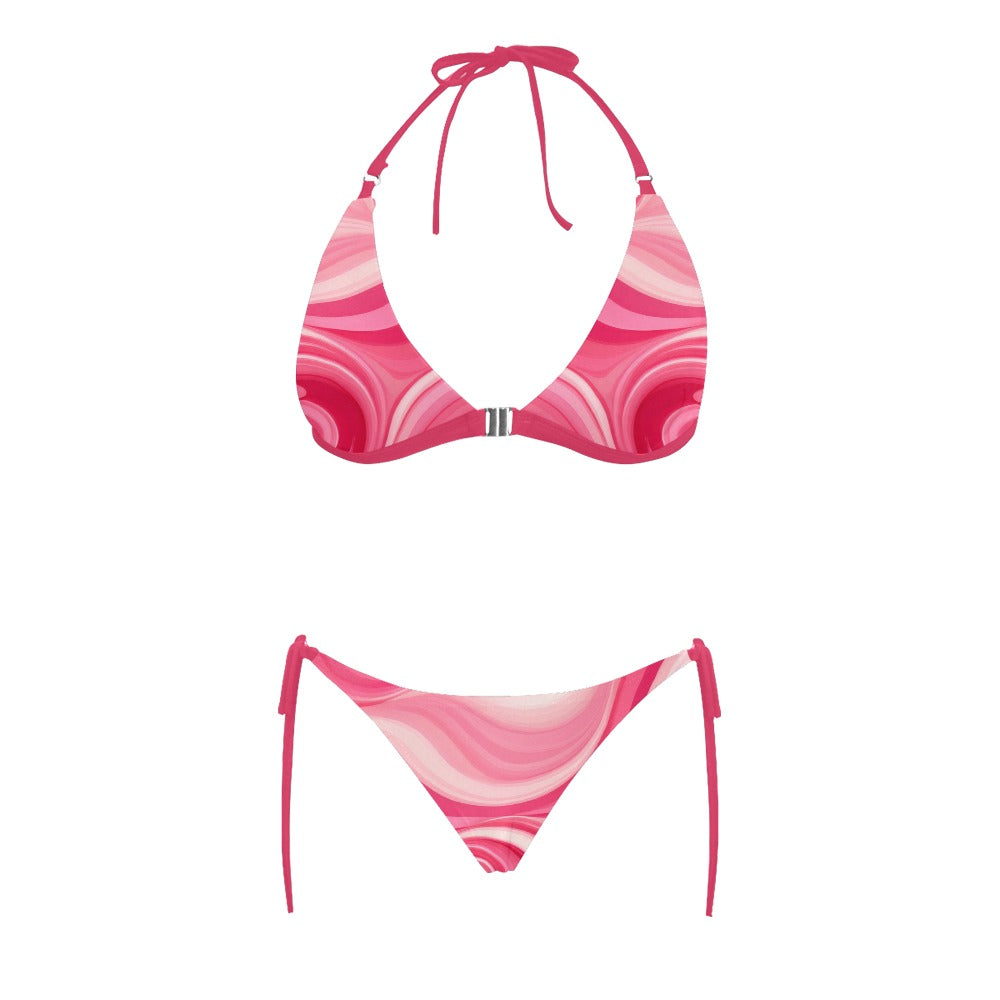 Bikini Swimsuit Front Buckle Inkedjoy