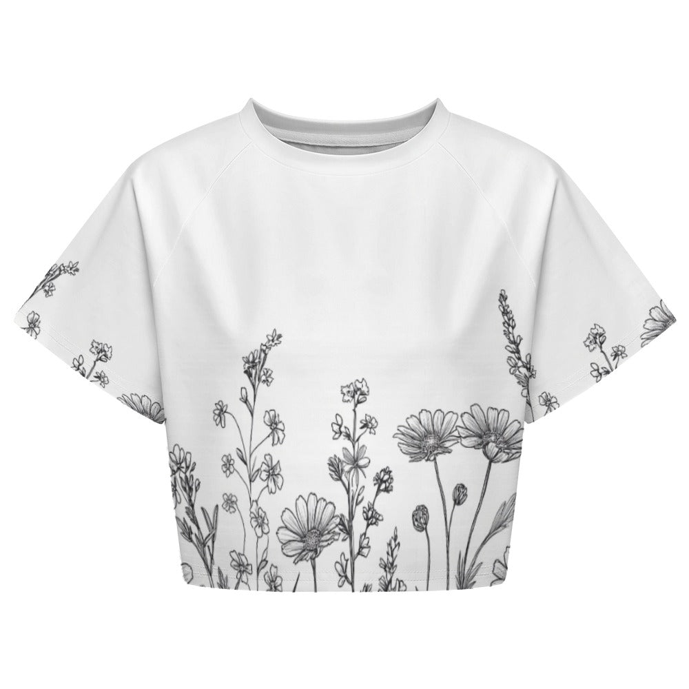 Crop Top Short-Sleeve T-Shirt