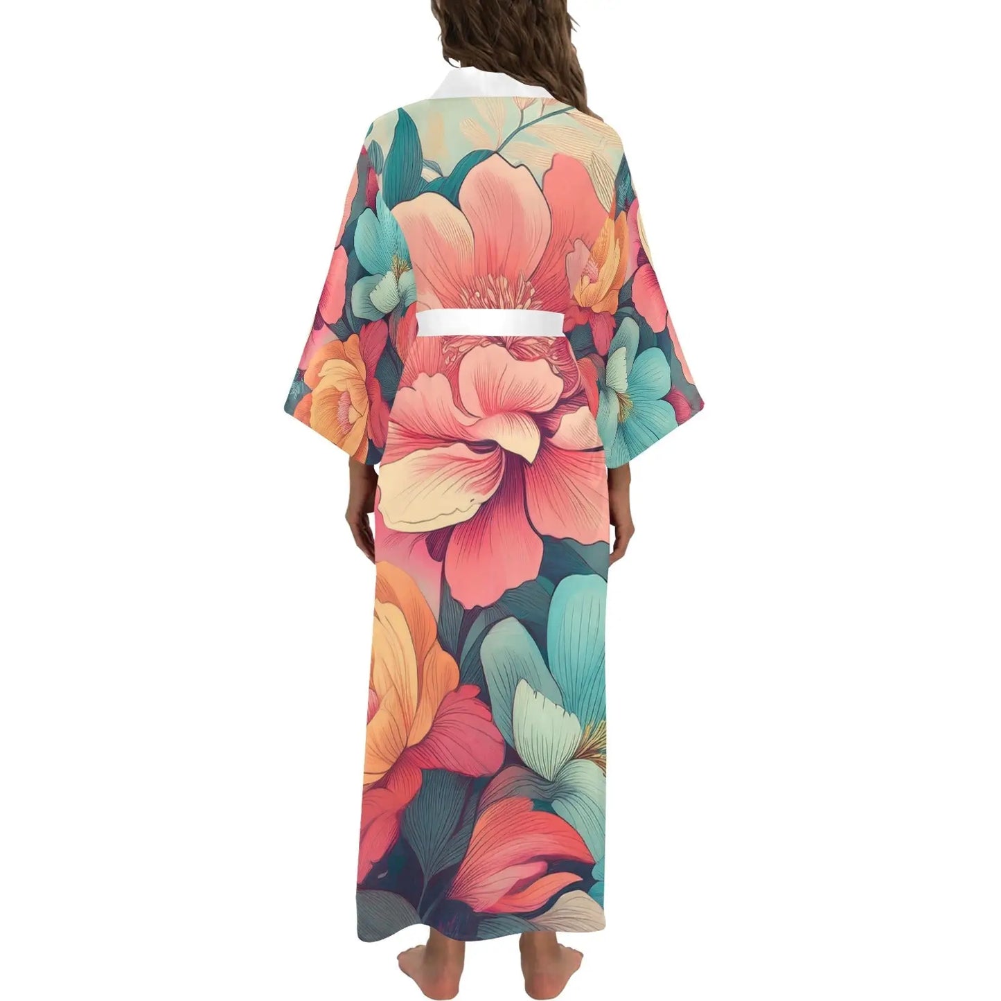 Long Kimono Robe Inkedjoy