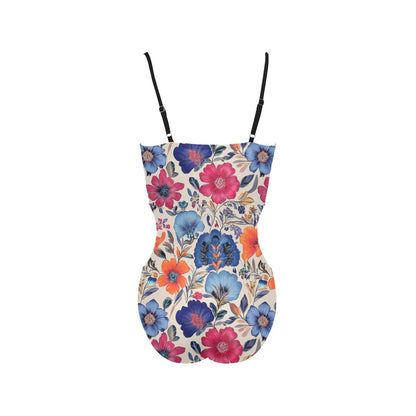 Strapped Cut Out Sides Swimsuit Inkedjoy