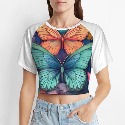 Short Sleeved Butterfly Top Inkedjoy