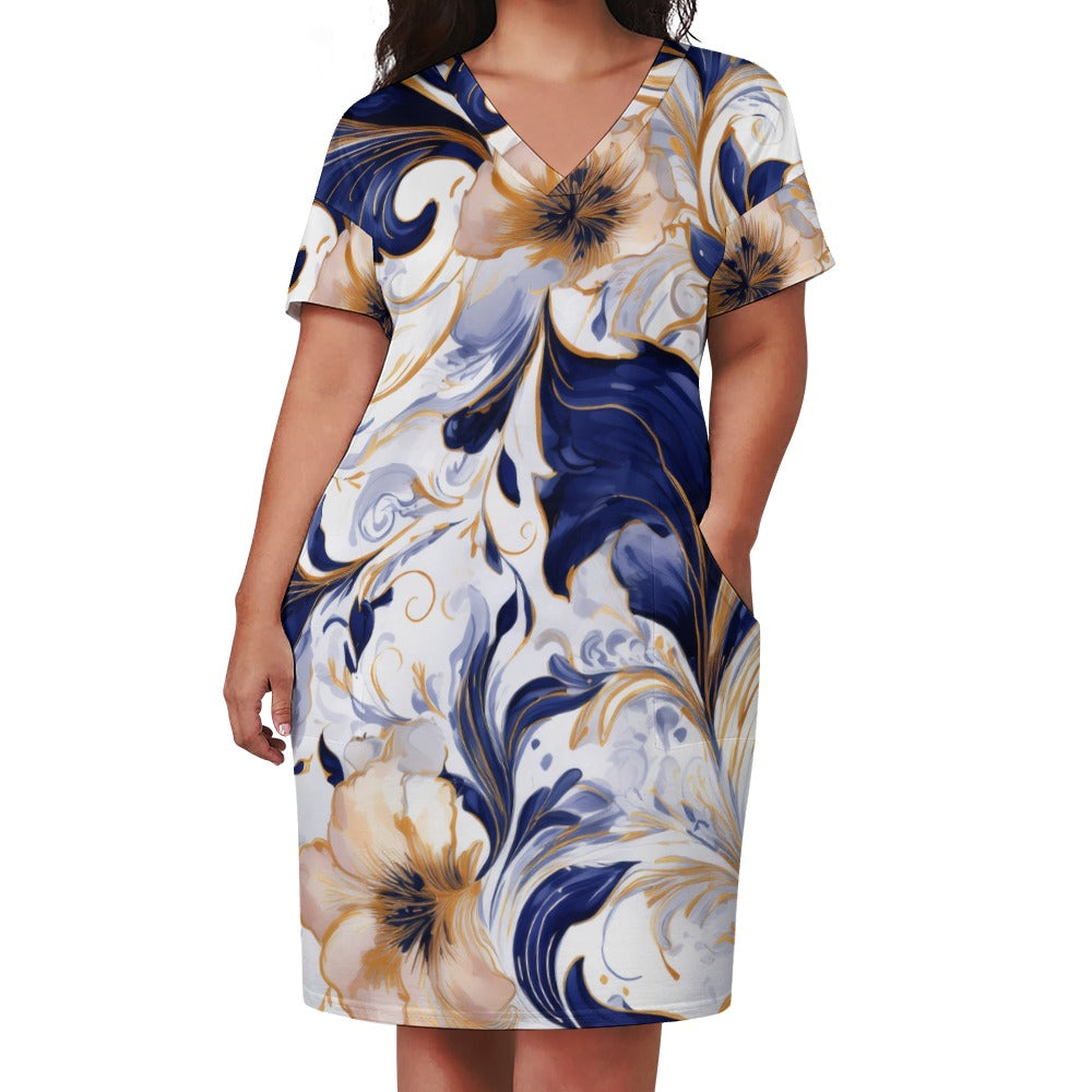 Loose pocket dress Inkedjoy