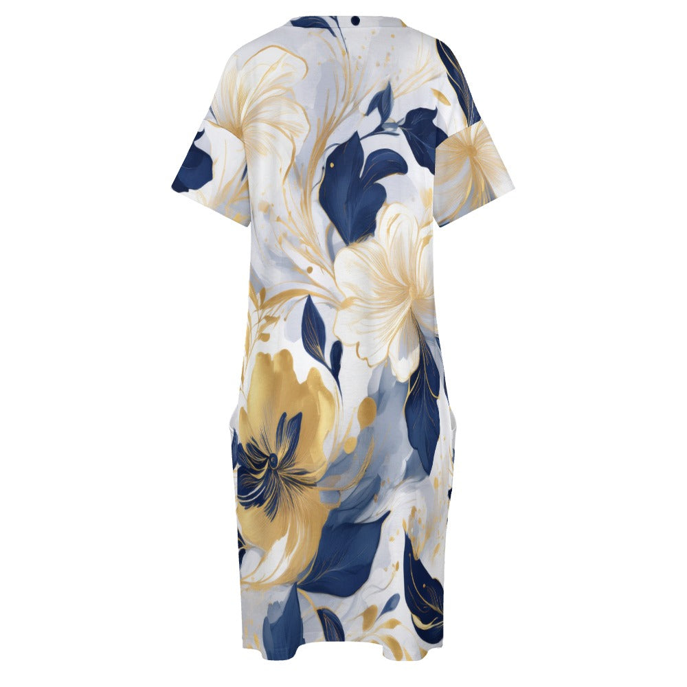Loose pocket dress Inkedjoy