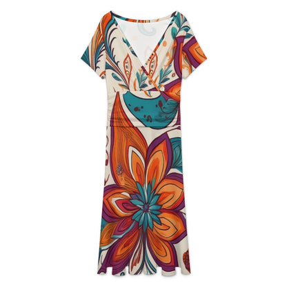 Short sleeved dress Inkedjoy