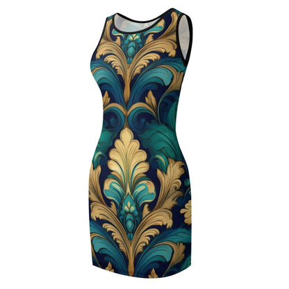Slim Fit Sleeveless Dress Inkedjoy