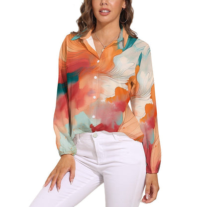 Vintage Casual Long Sleeve Shirt Inkedjoy