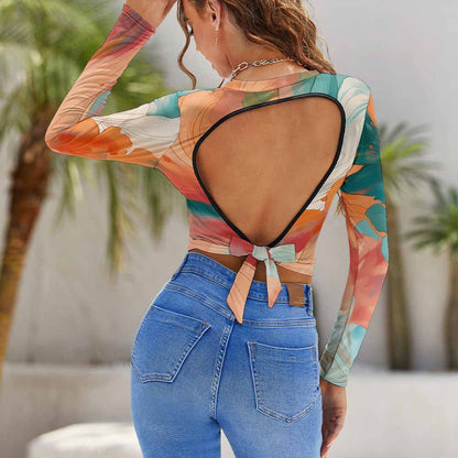 Backless T-shirt Inkedjoy