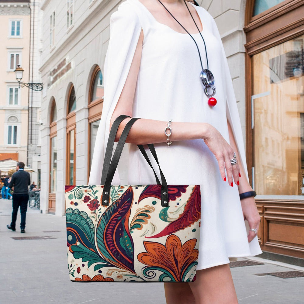 Leather handbag Inkedjoy