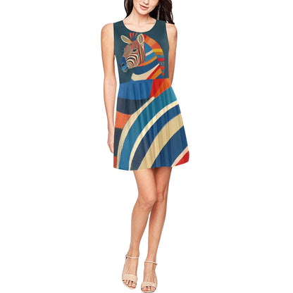 Zebra Print Dress Inkedjoy