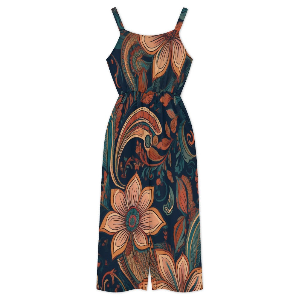 Strapped jumpsuit