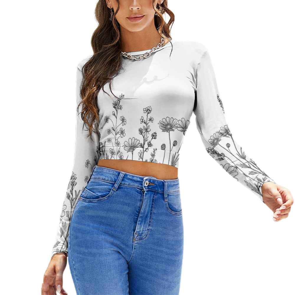 Backless T-shirt