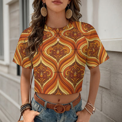 Crop Top Short-Sleeve T-Shirt