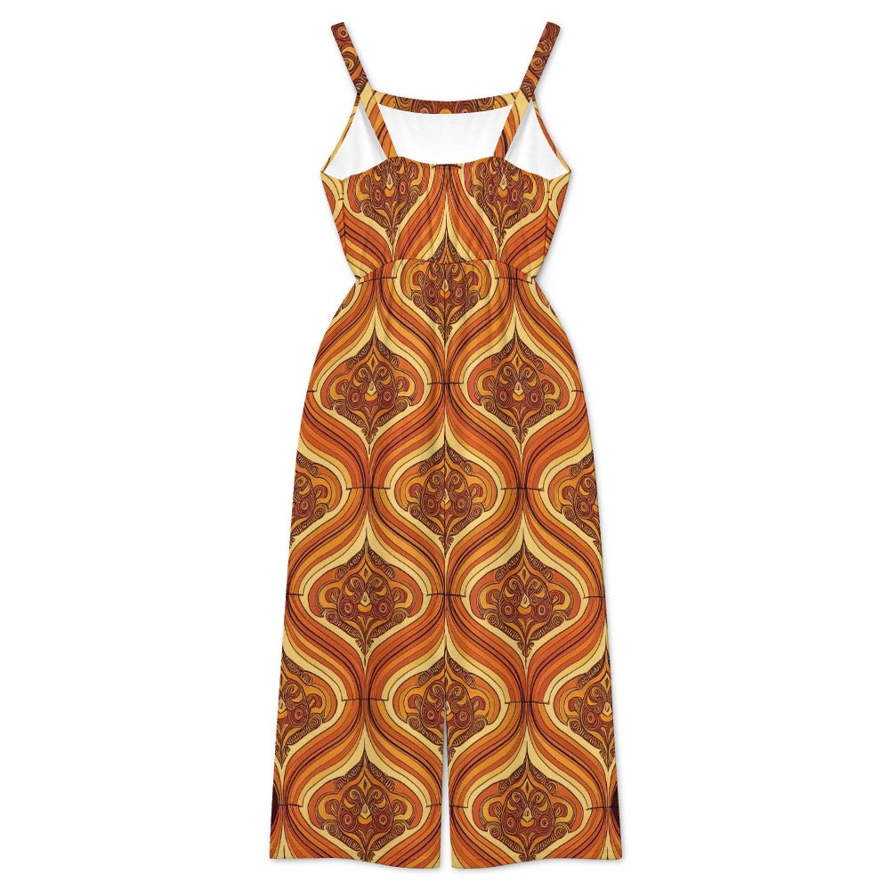 Strapped jumpsuit