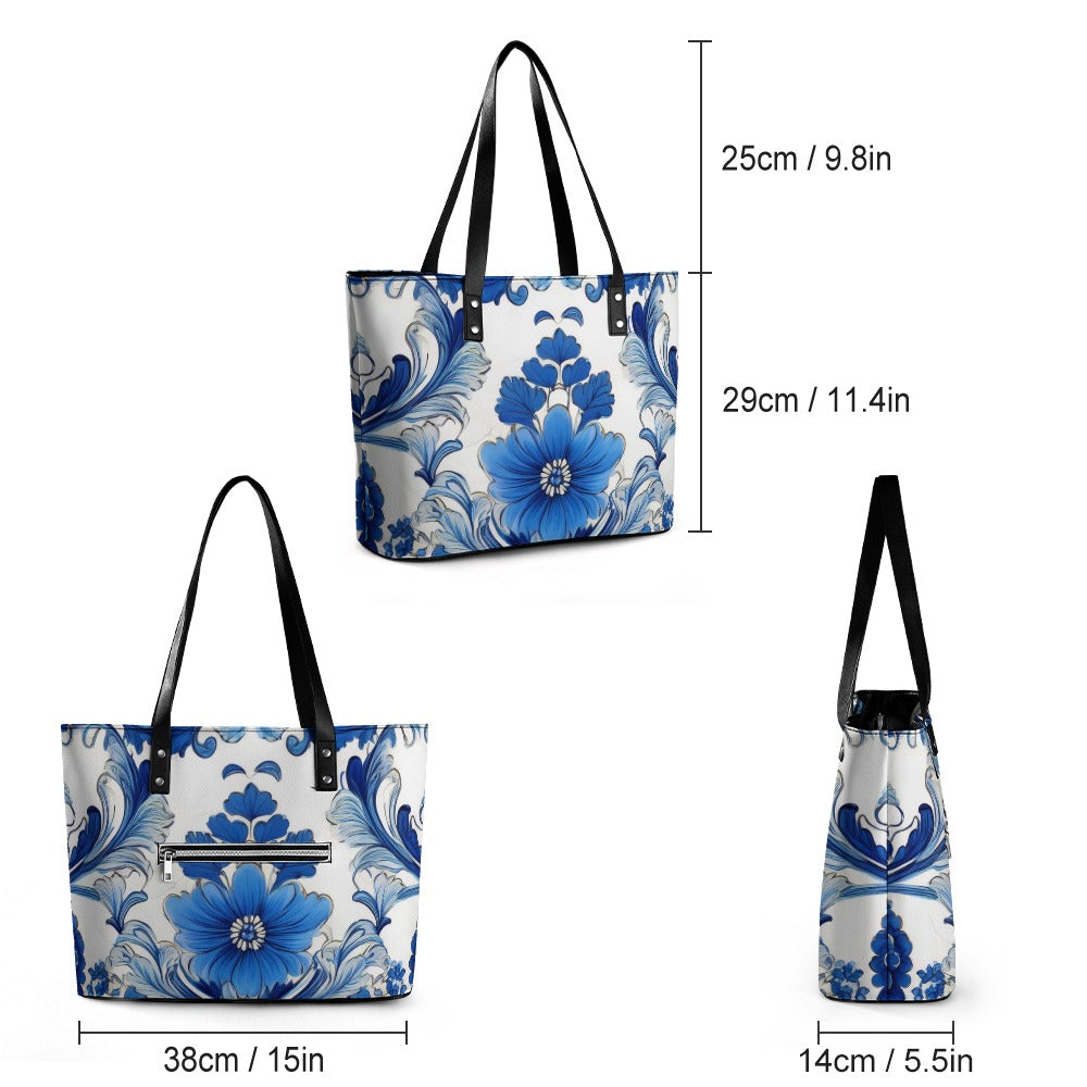Leather handbag Inkedjoy