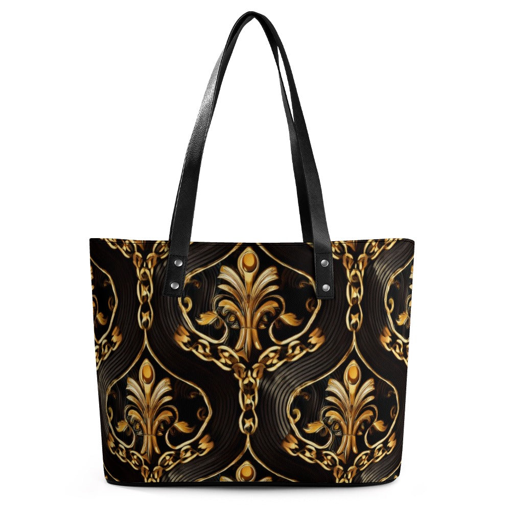 Leather handbag Inkedjoy