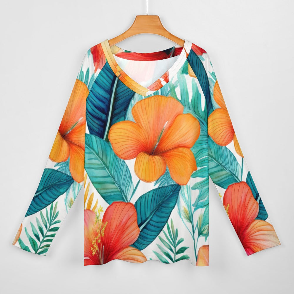Long sleeve loose tee Inkedjoy