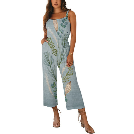 Strapped jumpsuit