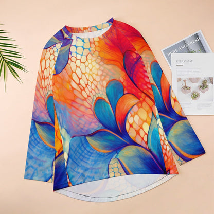 Crew Neck Long Sleeve T-Shirt Inkedjoy