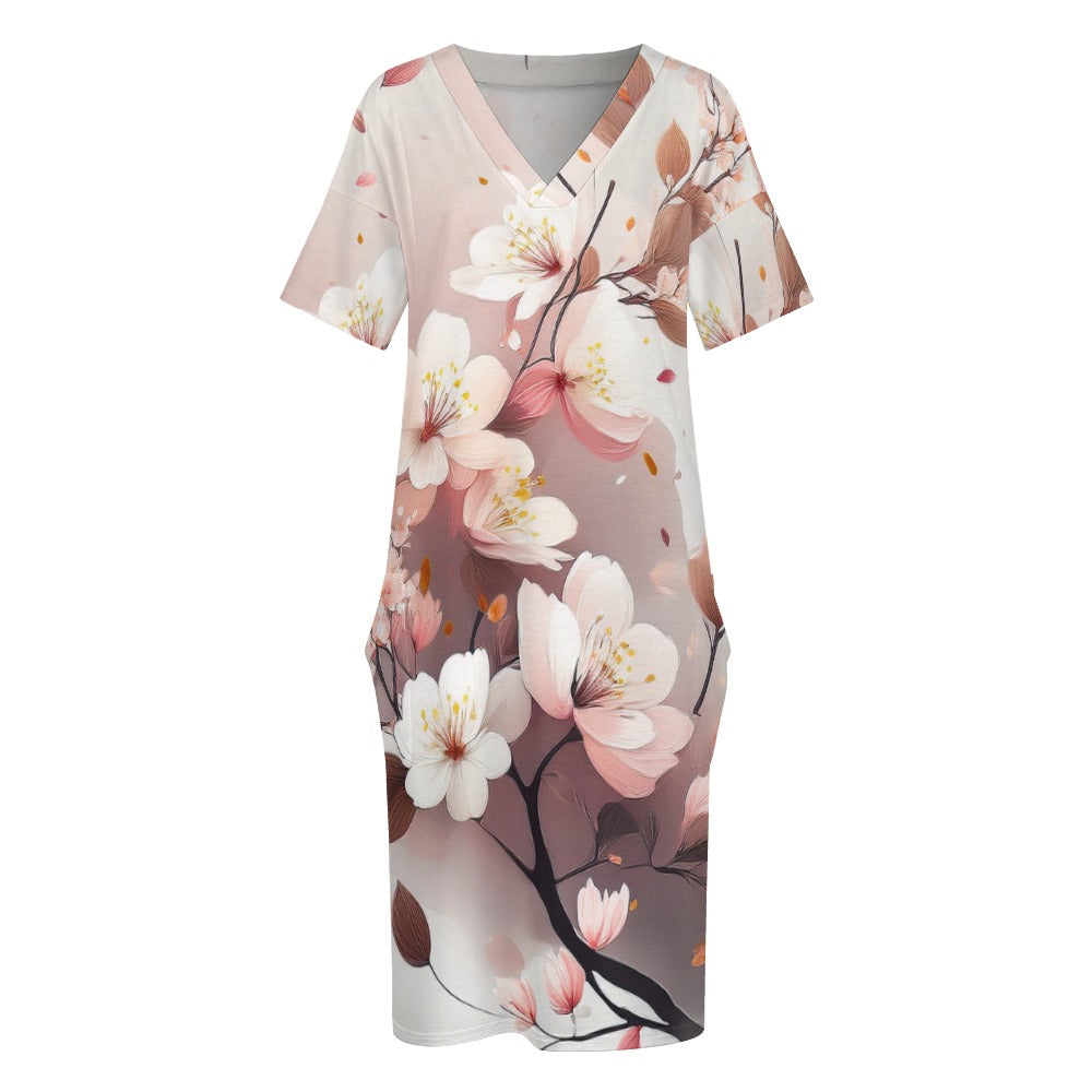 Loose pocket dress Inkedjoy