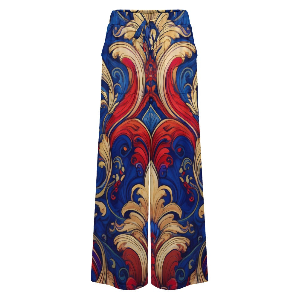 Wide-leg pants Inkedjoy