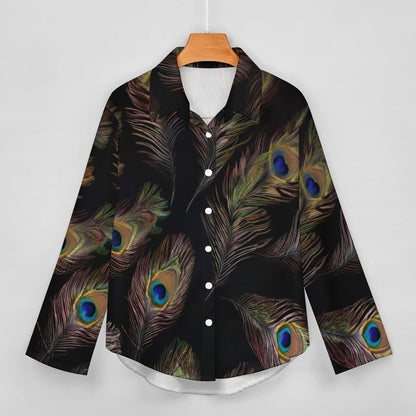 Cropped hem shirt Inkedjoy