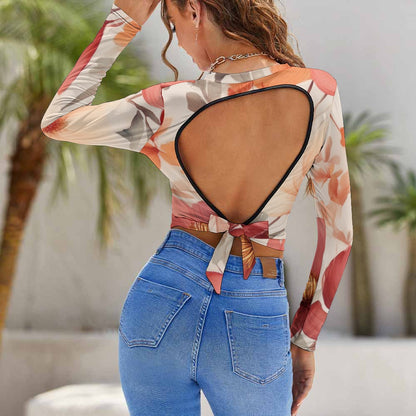 Backless T-shirt