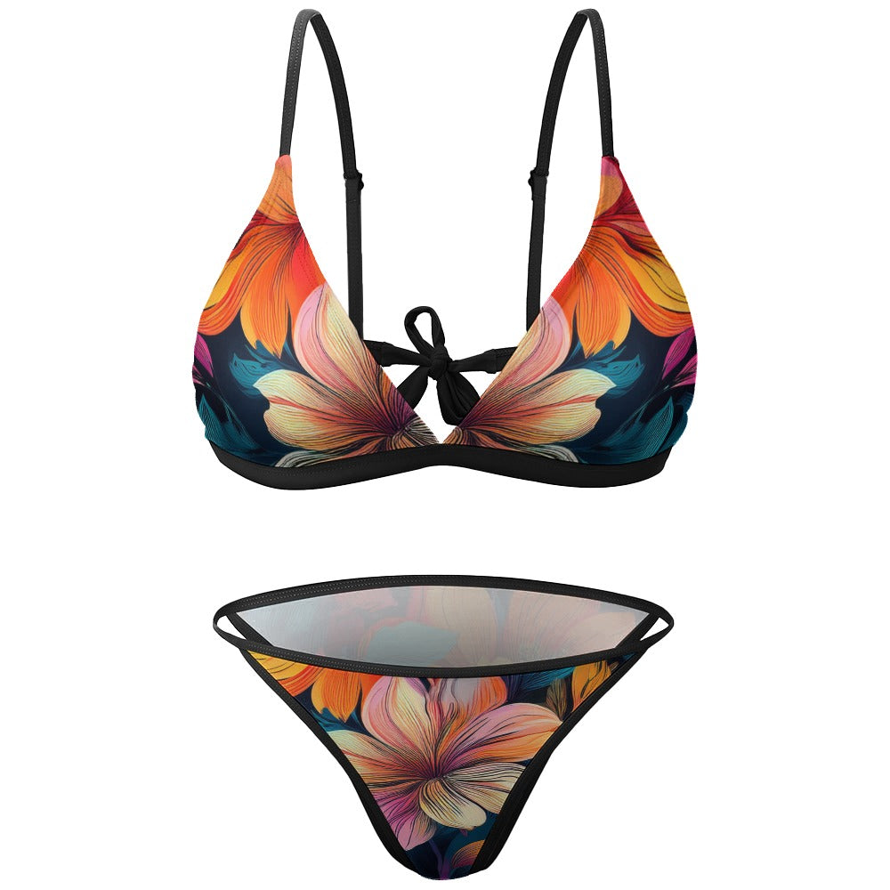 Two Piece Bikini Swimsuit - London Look -  