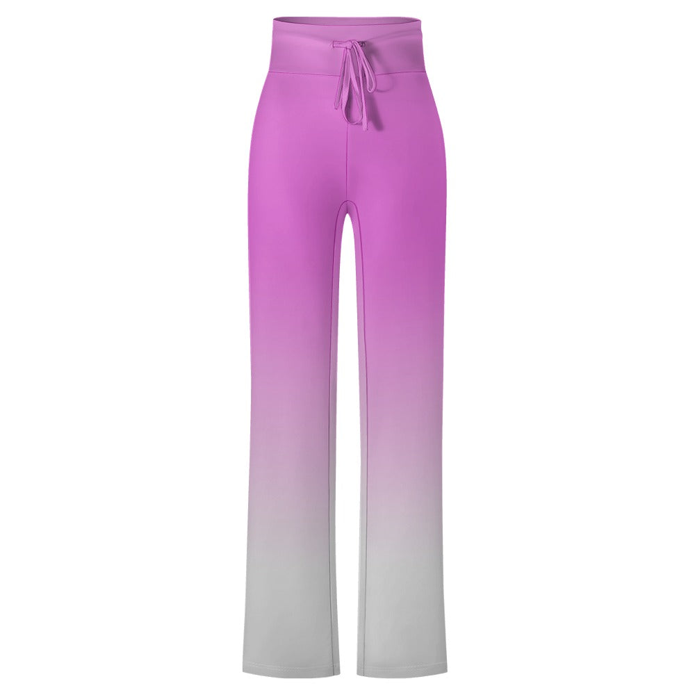 Straight Lace-Up Pants