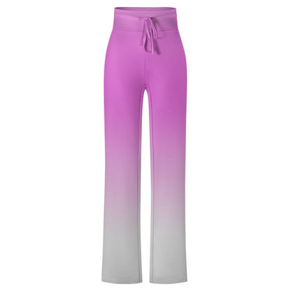 Straight Lace-Up Pants