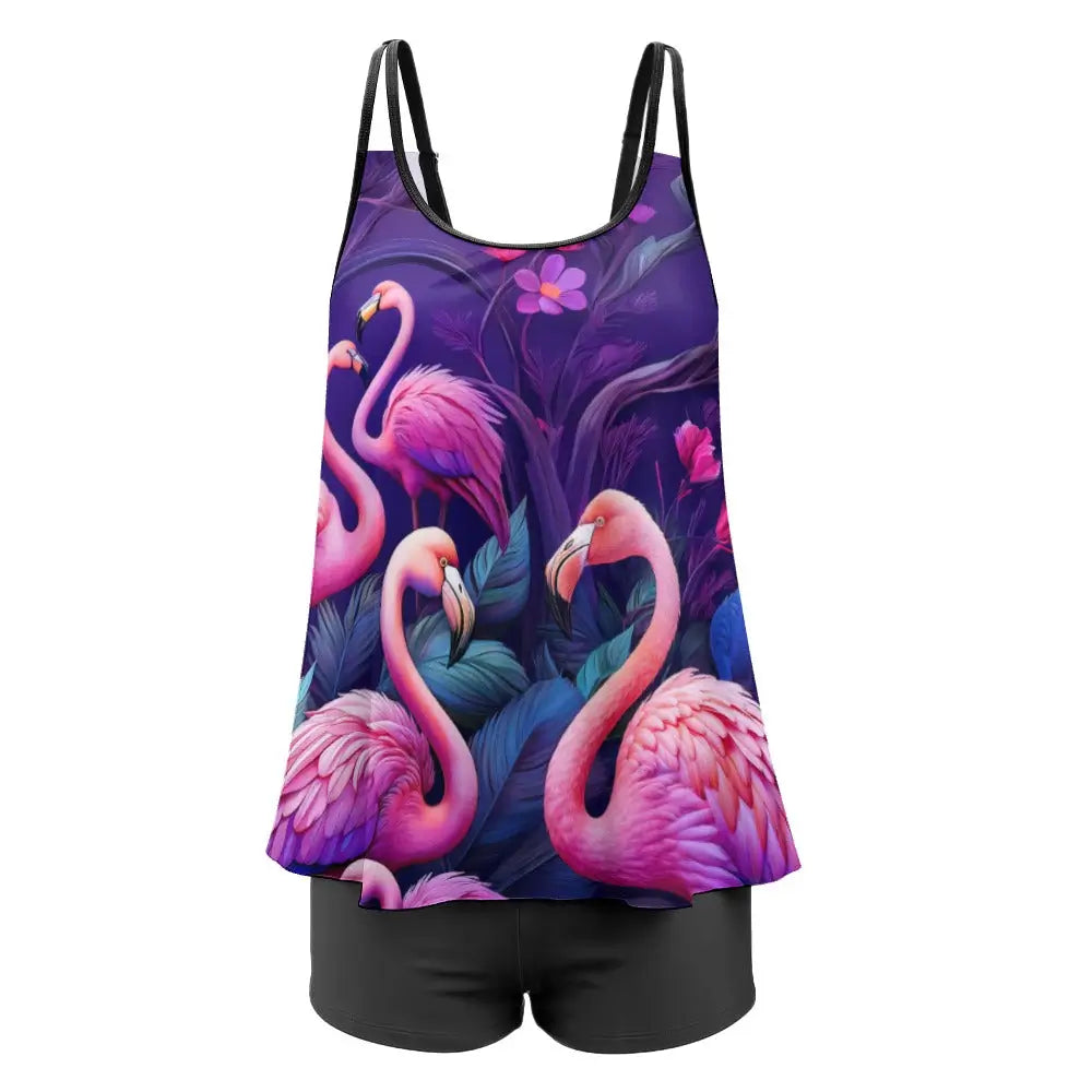 Plus Size Swimsuit Set Inkedjoy