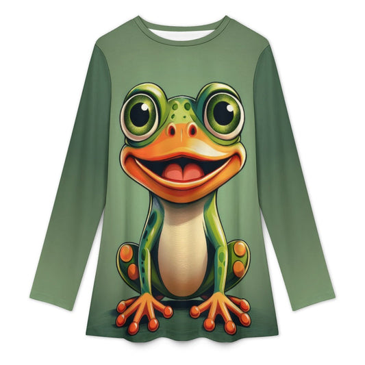 Long sleeved shirt - froggy Inkedjoy