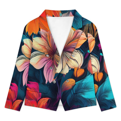 Floral Casual Blaser Inkedjoy
