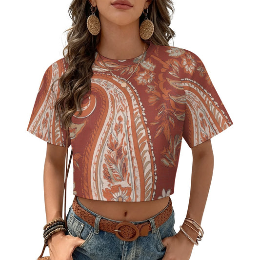 Crop Top Short-Sleeve T-Shirt