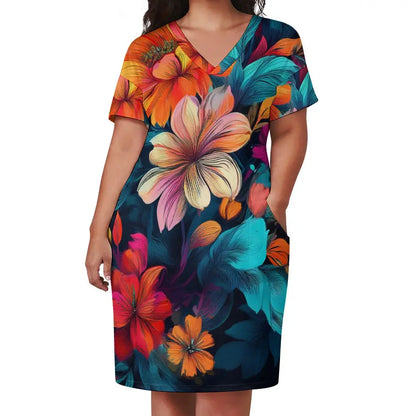 Loose Pocket Dress Inkedjoy