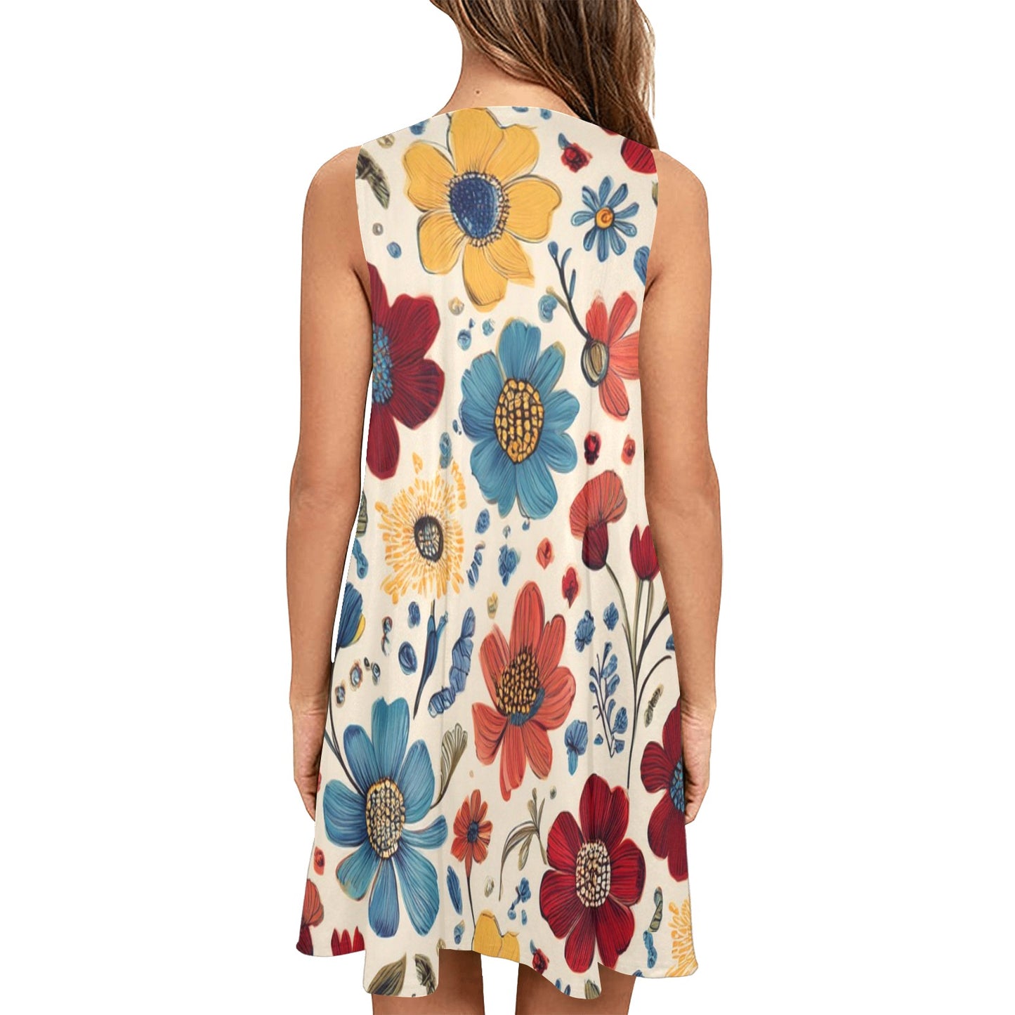 Sleeveless Pocket Dress