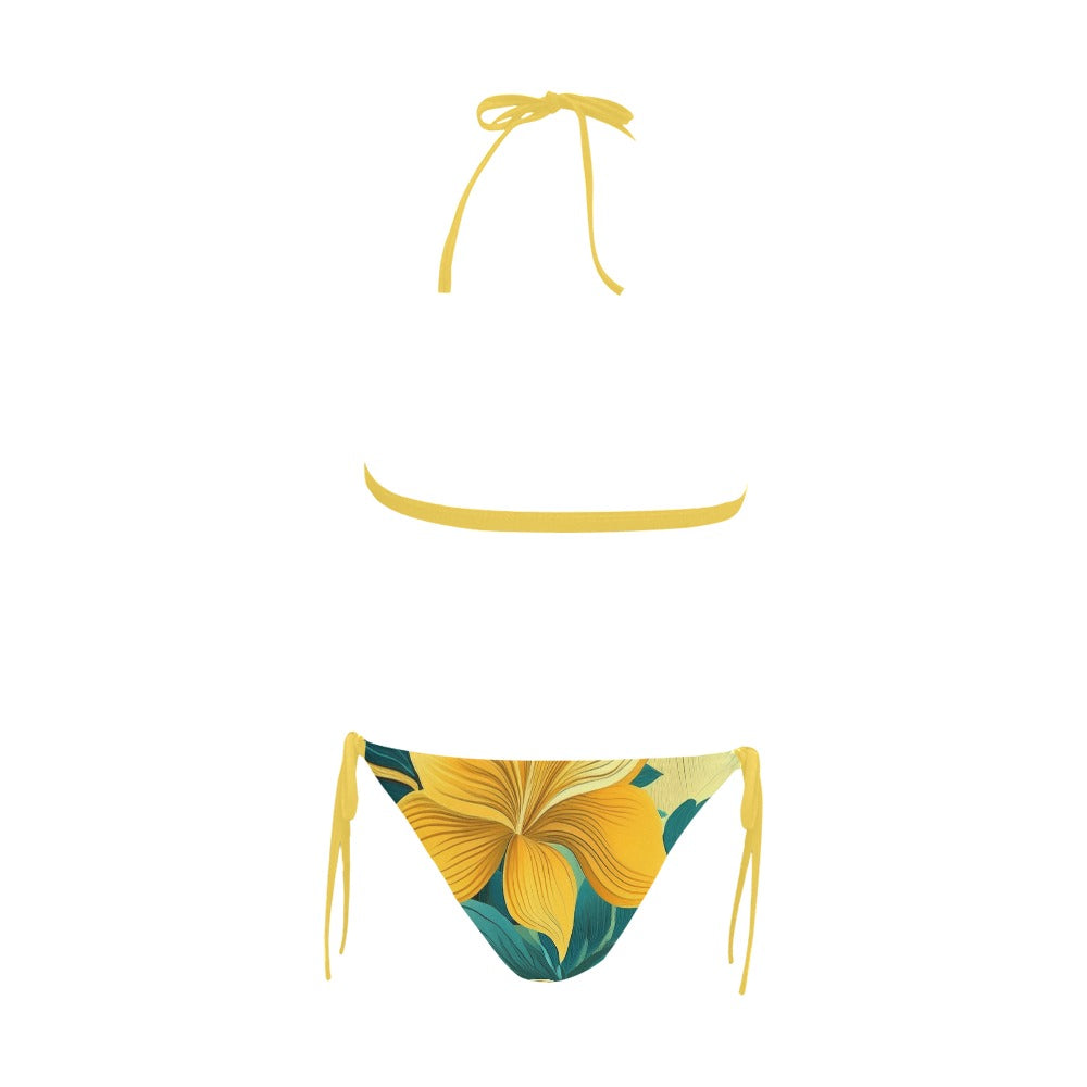 Bikini Swimsuit Front Buckle Inkedjoy