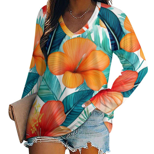 Long sleeve loose tee Inkedjoy